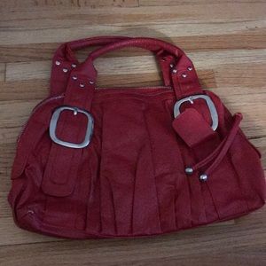 Deep Red La Chateau Handbag